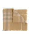 Vintage Check Wool Scarf Beige - BURBERRY - BALAAN 2