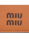 Leather Card Wallet Brown - MIU MIU - BALAAN 5