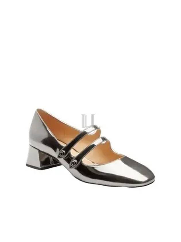 Angelina Mary Jane Flat Silver - COACH - BALAAN 2