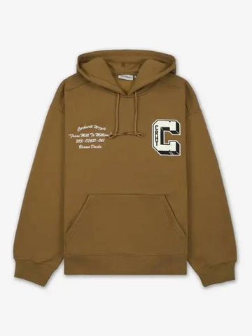 Brown ducks print hoodie HAMILTON I033930HZXX - CARHARTT - BALAAN 1