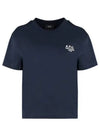 Boxy Rue Madame Short Sleeve T-Shirt Navy - A.P.C. - BALAAN 2