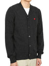 Mini Heart Men's Cardigan AZ N080 051 2 - COMME DES GARCONS - BALAAN 4