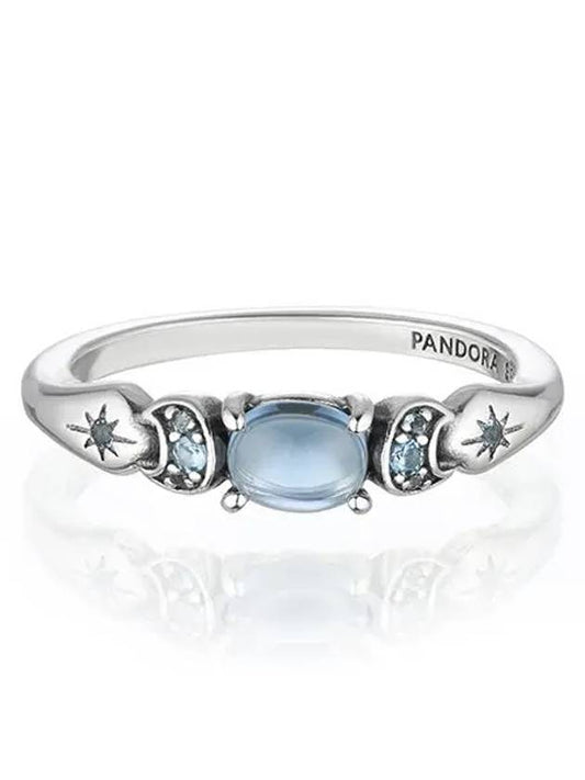 Disney Aladdin Princess Jasmine Ring Blue Silver - PANDORA - BALAAN 2