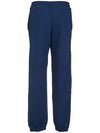 Micro Logo Cotton Track Pants Navy - MSGM - BALAAN 3