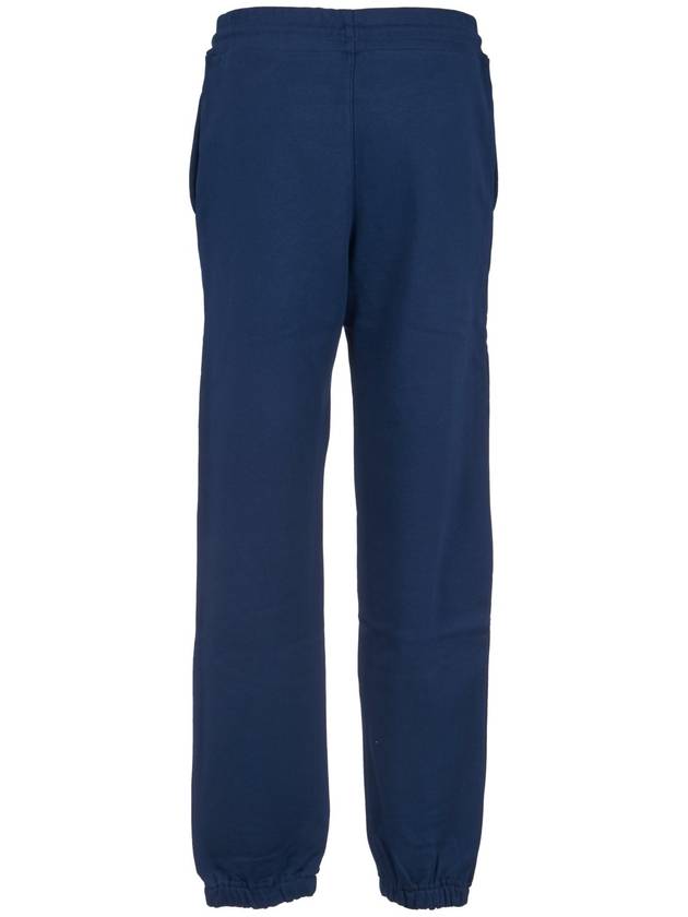 Micro Logo Cotton Track Pants Navy - MSGM - BALAAN 3