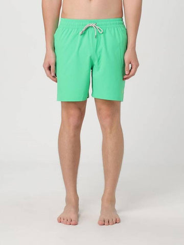 Logo Drawstring Swim Shorts Green - POLO RALPH LAUREN - BALAAN 1