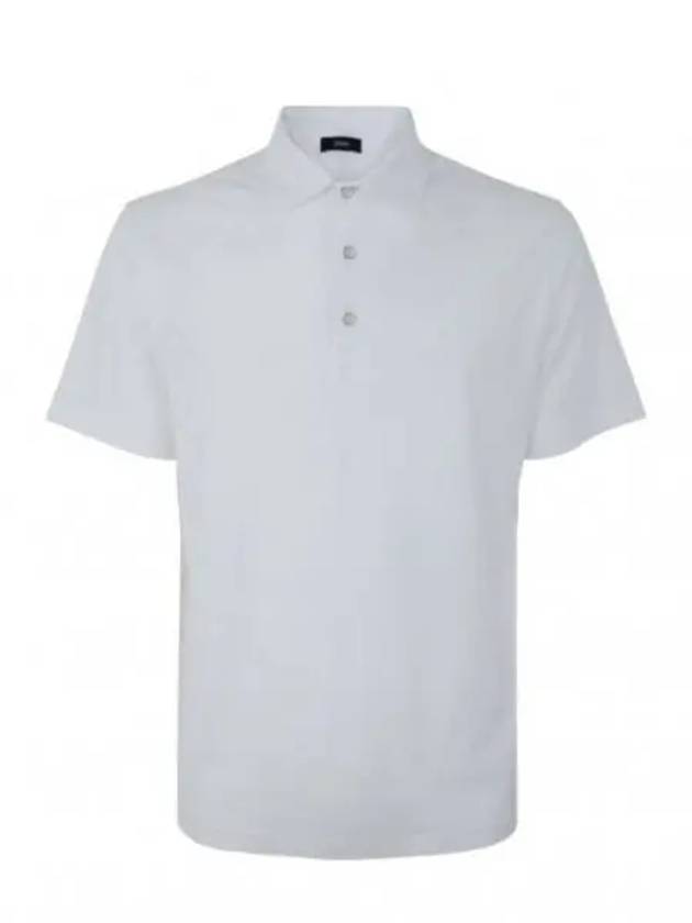 Short Sleeve Cotton Pk Shirt White - HERNO - BALAAN 2