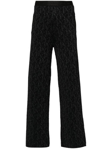 knitted flared trousers - PALM ANGELS - BALAAN 1