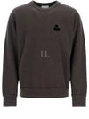 Mike Logo Cotton Sweatshirt Faded Black - ISABEL MARANT - BALAAN 2