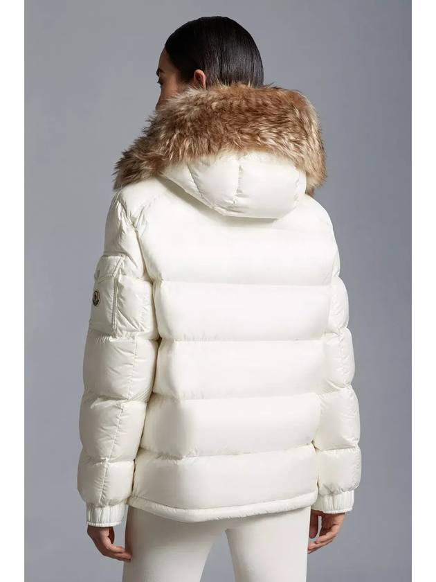 fur trim hooded padded jacket I20931A00187595ZZ - MONCLER - BALAAN 4