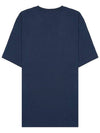 Short Sleeve T-Shirt MM00113KJ0118 P492 BLUE - MAISON KITSUNE - BALAAN 3