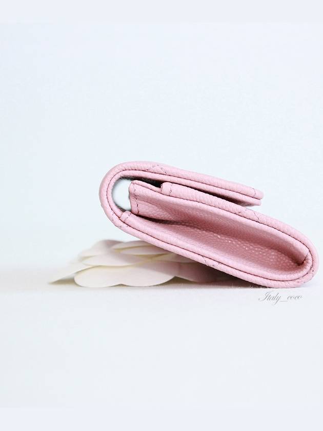 Classic snap card wallet pink - CHANEL - BALAAN 6