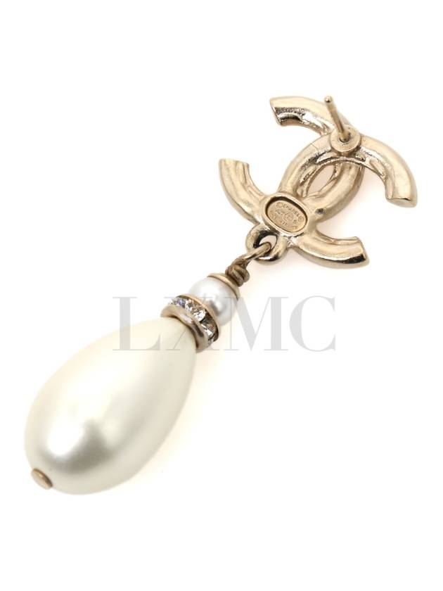 Pearl Earrings Showline CC Logo AB8513 - CHANEL - BALAAN 7