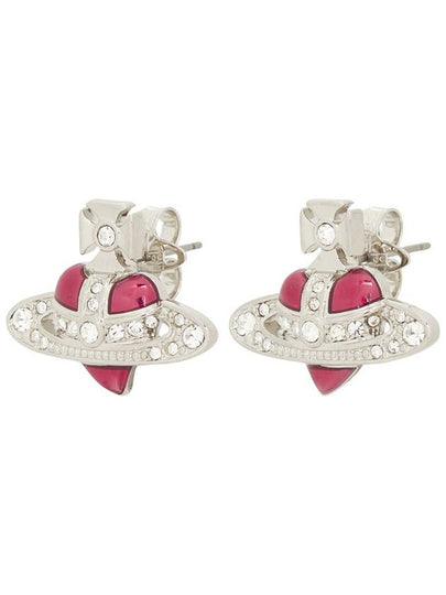 New Diamante Heart Earrings Silver - VIVIENNE WESTWOOD - BALAAN 2