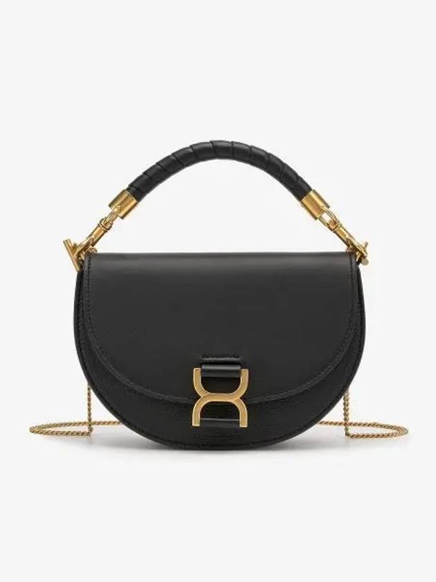 Marcie Leather Shoulder Bag Black - CHLOE - BALAAN 2