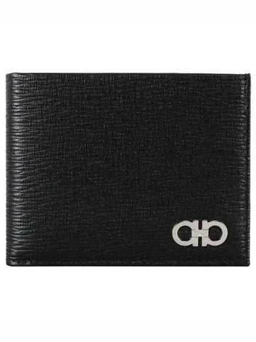 Ferragamo Double Gancini Half Wallet 0685994 271382 1146972 - SALVATORE FERRAGAMO - BALAAN 1