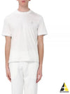 Cotton Short Sleeve T-Shirt Ivory - BRUNELLO CUCINELLI - BALAAN 2