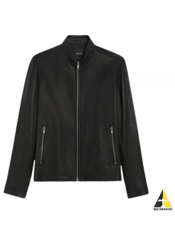 Morvek Zip Leather Jacket F0170411 001 - THEORY - BALAAN 1
