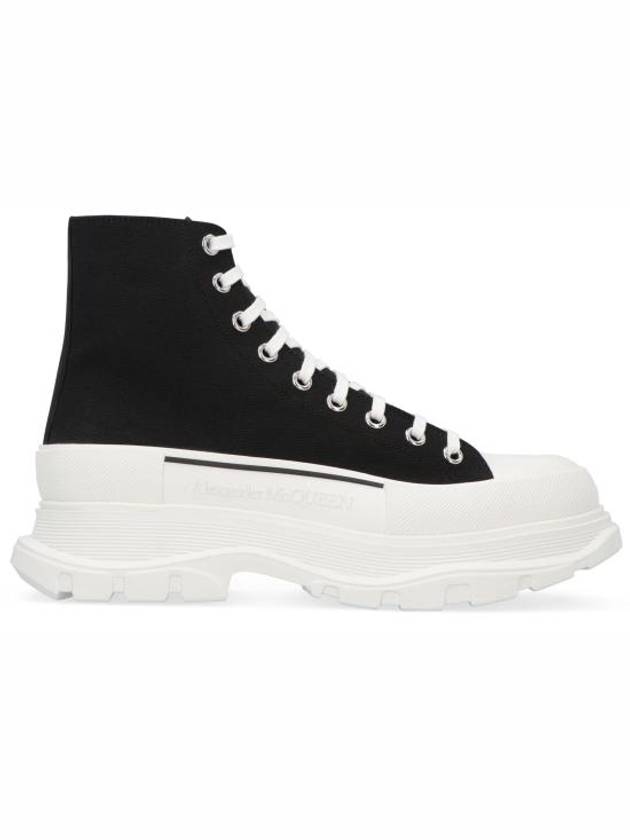 Tread Slick High Top Sneakers White Black - ALEXANDER MCQUEEN - BALAAN 3