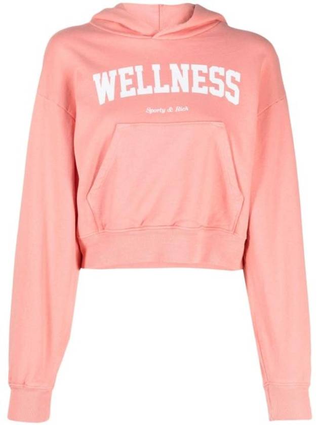 Wellness Pocket Hoodie Salmon - SPORTY & RICH - BALAAN 2