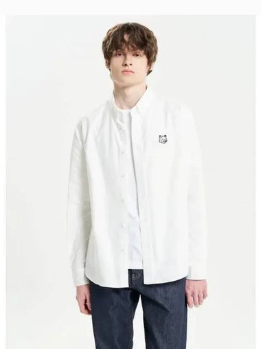 Men s Contour Foxhead Casual Shirt Blouse Southern White Domestic Product GM0024021422575 - MAISON KITSUNE - BALAAN 1