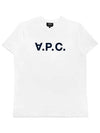 Men's VPC Logo Short Sleeve T-Shirt White - A.P.C. - BALAAN 2