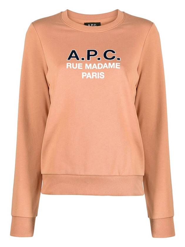 Women's Madame Logo Print Knit Top Rose - A.P.C. - BALAAN 2