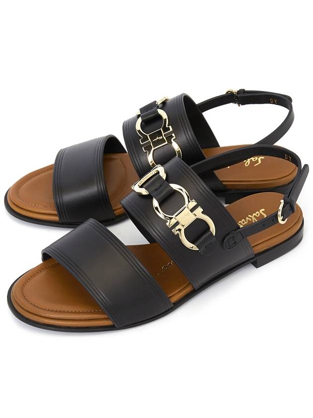 Ferragamo CHAIM 10 1CM NERO 0751076 Women s Sandals Foot C - SALVATORE FERRAGAMO - BALAAN 1