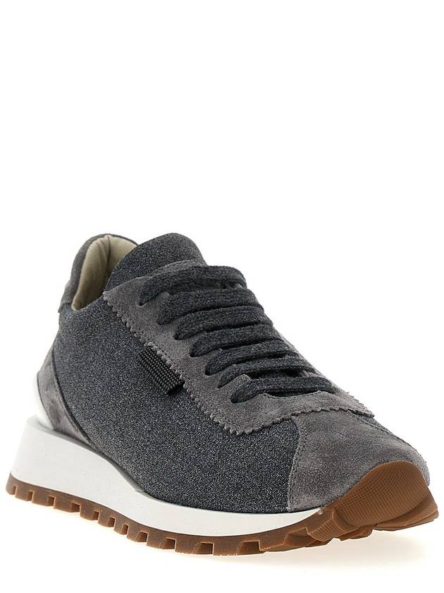 Runner low top sneakers gray - BRUNELLO CUCINELLI - BALAAN 3