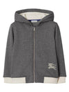 Kids Knit Sweatshirt 8078317 CHARCOAL GRAY MELANGE - BURBERRY - BALAAN 1