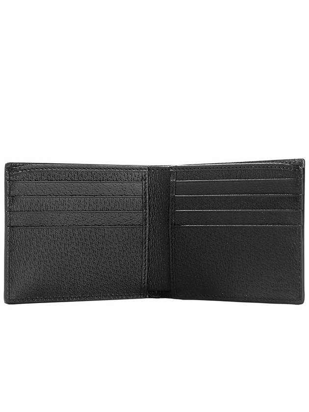 GG Marmont Leather Half Wallet Black - GUCCI - BALAAN 4