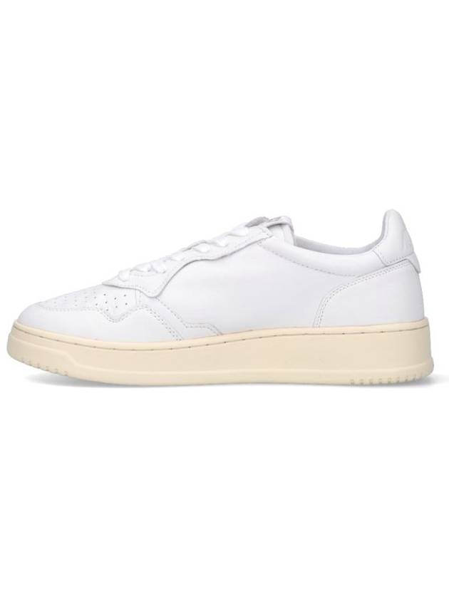 Medalist Goatskin Low Top Sneakers White - AUTRY - BALAAN 4