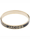 The Medallion Large Bangle Bracelet Black - MARC JACOBS - BALAAN 11