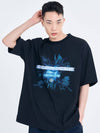 Salon de Key Unisex Blooming Neon X Large Fit Short Sleeve T-Shirt Black SDKIIISD240514HT002 - SALONDEKII SDLABEL - BALAAN 9