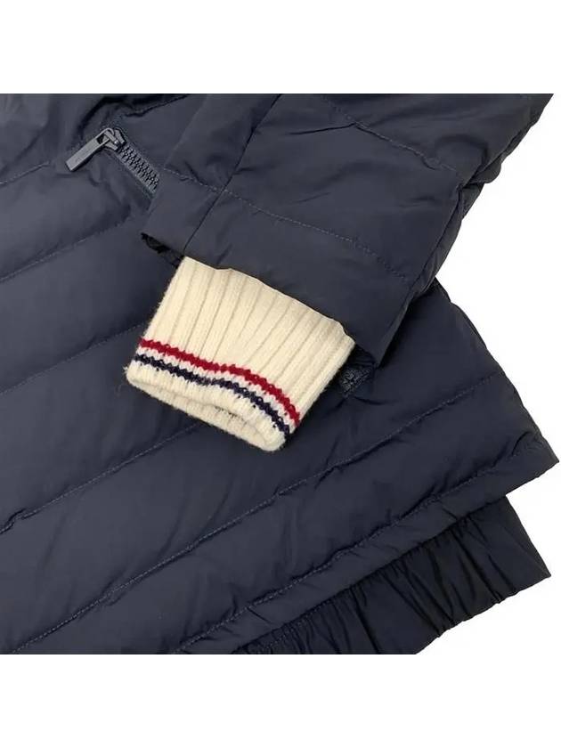 Poly Twill Down Filled 4-Bar Ski Padding Navy - THOM BROWNE - BALAAN 4