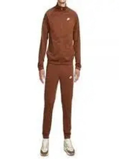 Club Men's Polyester Fabric Training Track Suit Brown - NIKE - BALAAN 2