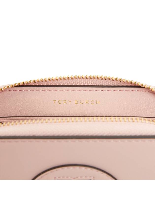 Ella Bio Small Zipper Card Wallet Pink Dawn - TORY BURCH - BALAAN 6