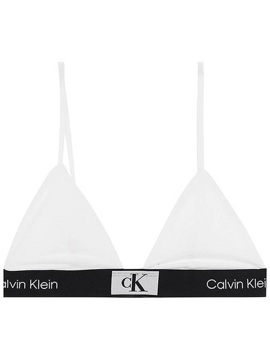 Genuine CK Underwear Triangle Bralette Women s QF7217 100 - CALVIN KLEIN - BALAAN 2