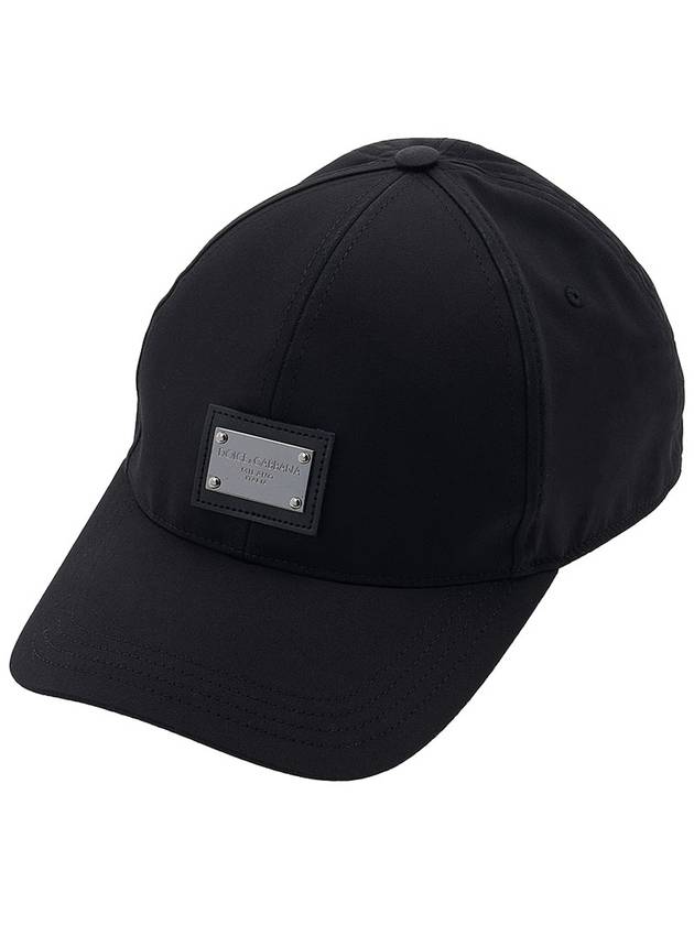 DG Logo Plaque Ball Cap Black - DOLCE&GABBANA - BALAAN 2