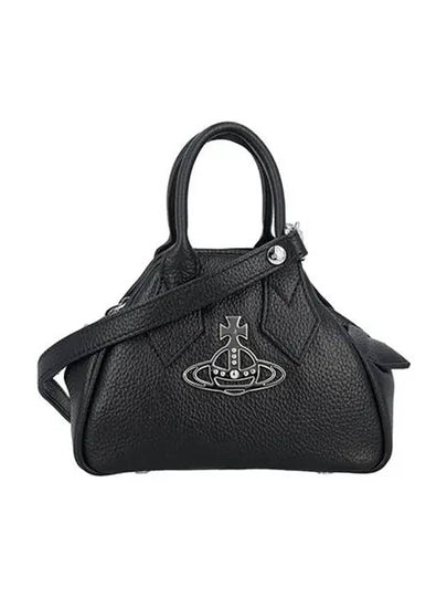 Yasmine Small Tote Bag Black - VIVIENNE WESTWOOD - BALAAN 2