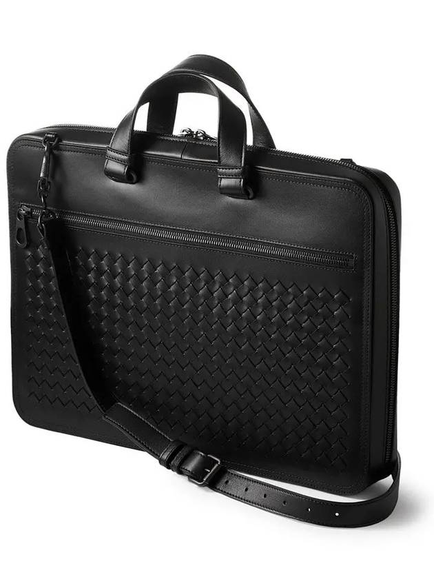 Intrecciato Brief Case Black - BOTTEGA VENETA - BALAAN 2