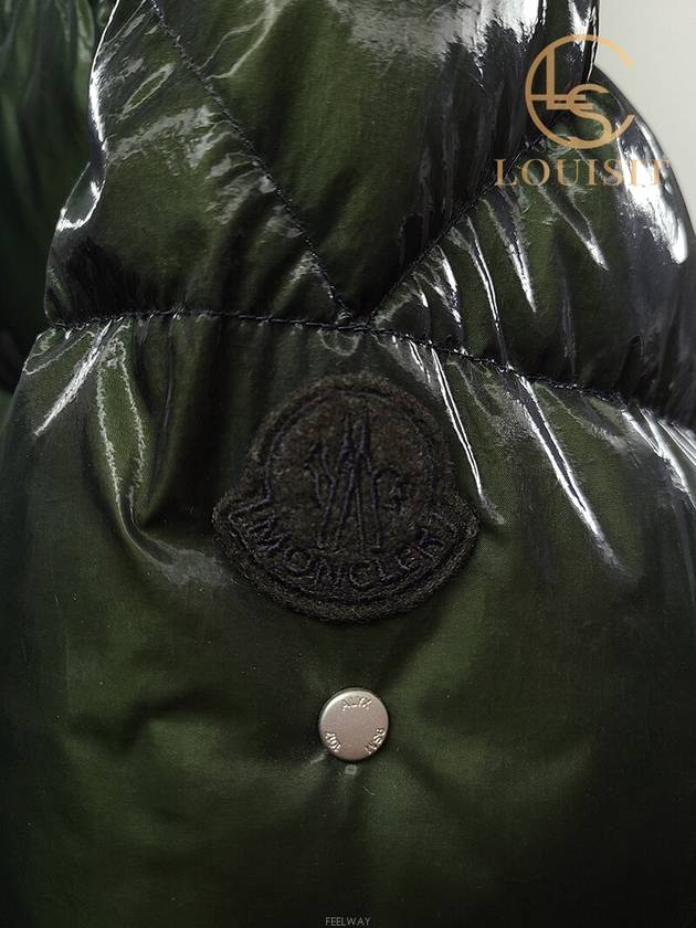 Used luxury goods Lewis It 1 Montclair Alix almond green short down padded jumper - MONCLER - BALAAN 5