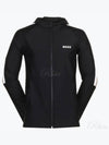 Logo Print Zip-Up Hoodie Black - HUGO BOSS - BALAAN 2