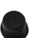 Intrecciato Leather Bucket Hat Black - BOTTEGA VENETA - BALAAN 9