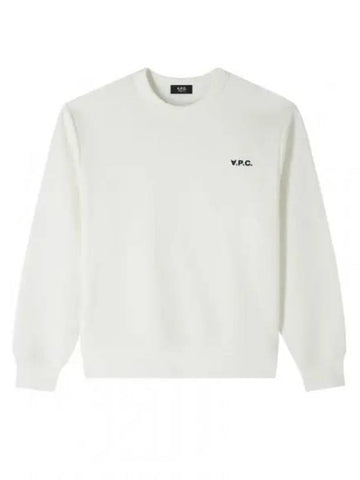 Boxy Petit VPC Sweatshirt White - A.P.C. - BALAAN 1