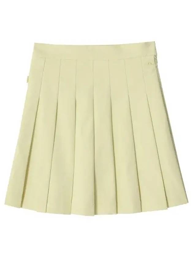 Adina Pleated Skirt Wax Yellow - J.LINDEBERG - BALAAN 3