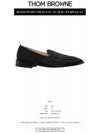 Men's Varsity Grosgrain Penny Loafers Black - THOM BROWNE - BALAAN 3