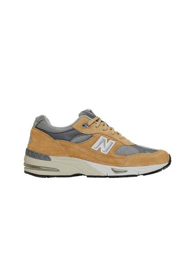 991 Low Top Sneakers Grey Tan - NEW BALANCE - BALAAN 1