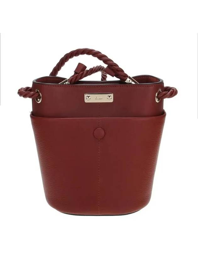 Keys Small Leather Bucket Bag Brown - CHLOE - BALAAN 2