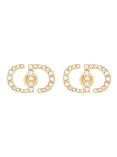 Petit CD Stud Earrings Gold - DIOR - BALAAN 1